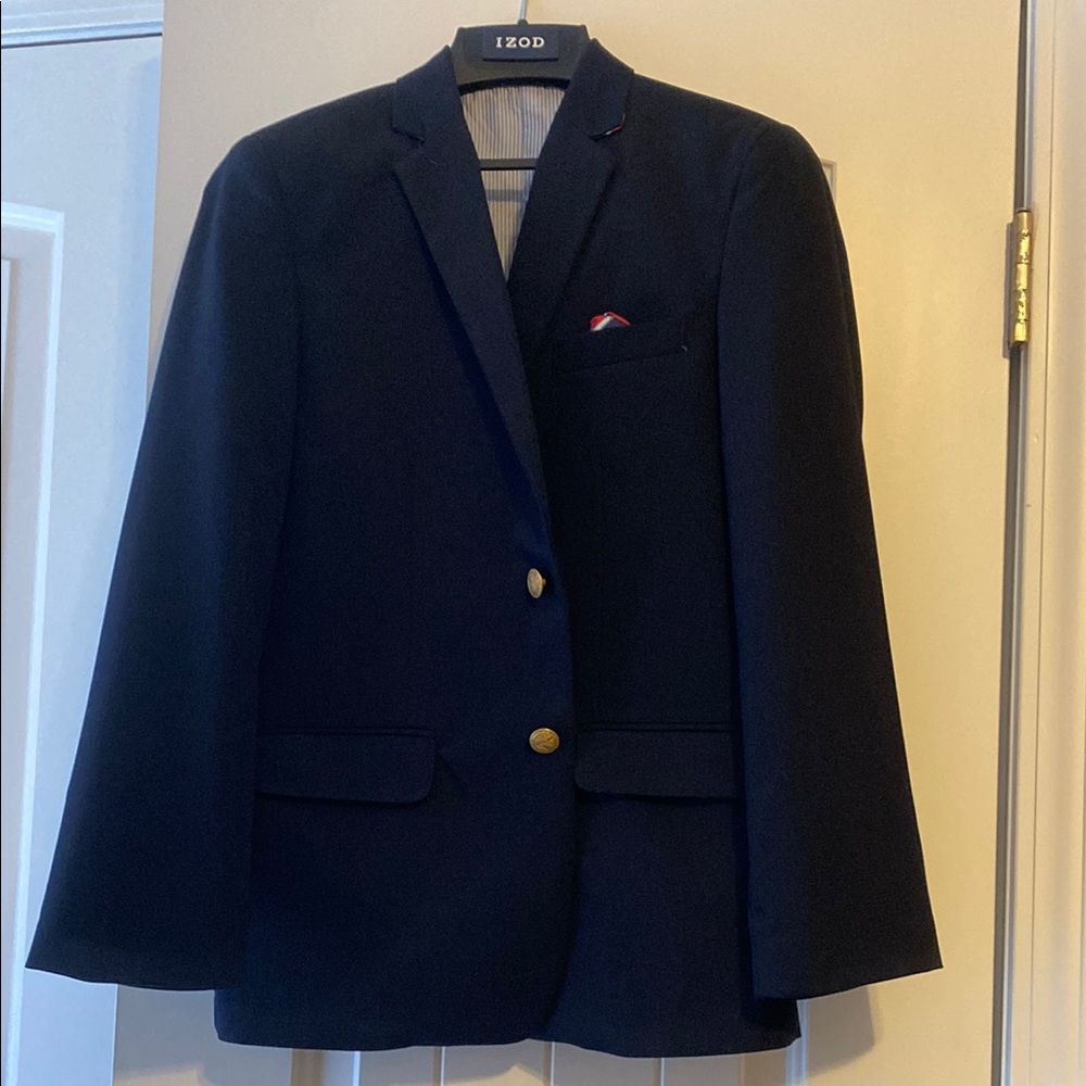 IZOD Boy’s Navy Blazer boys 14